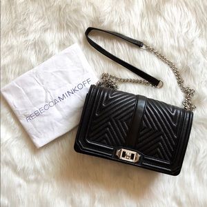 Rebecca Minkoff Chevron Love Crossbody Bag